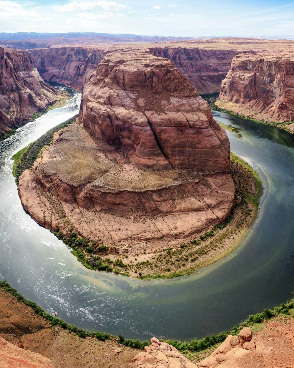 Horseshoe Bend on the Colorado River in northern Arizona
